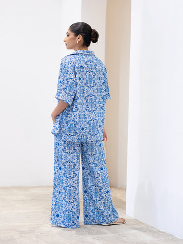Drawstring Wide Leg Pant
