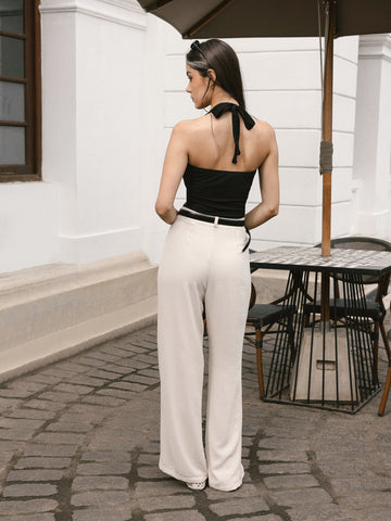 High Waist Wide Leg Pant