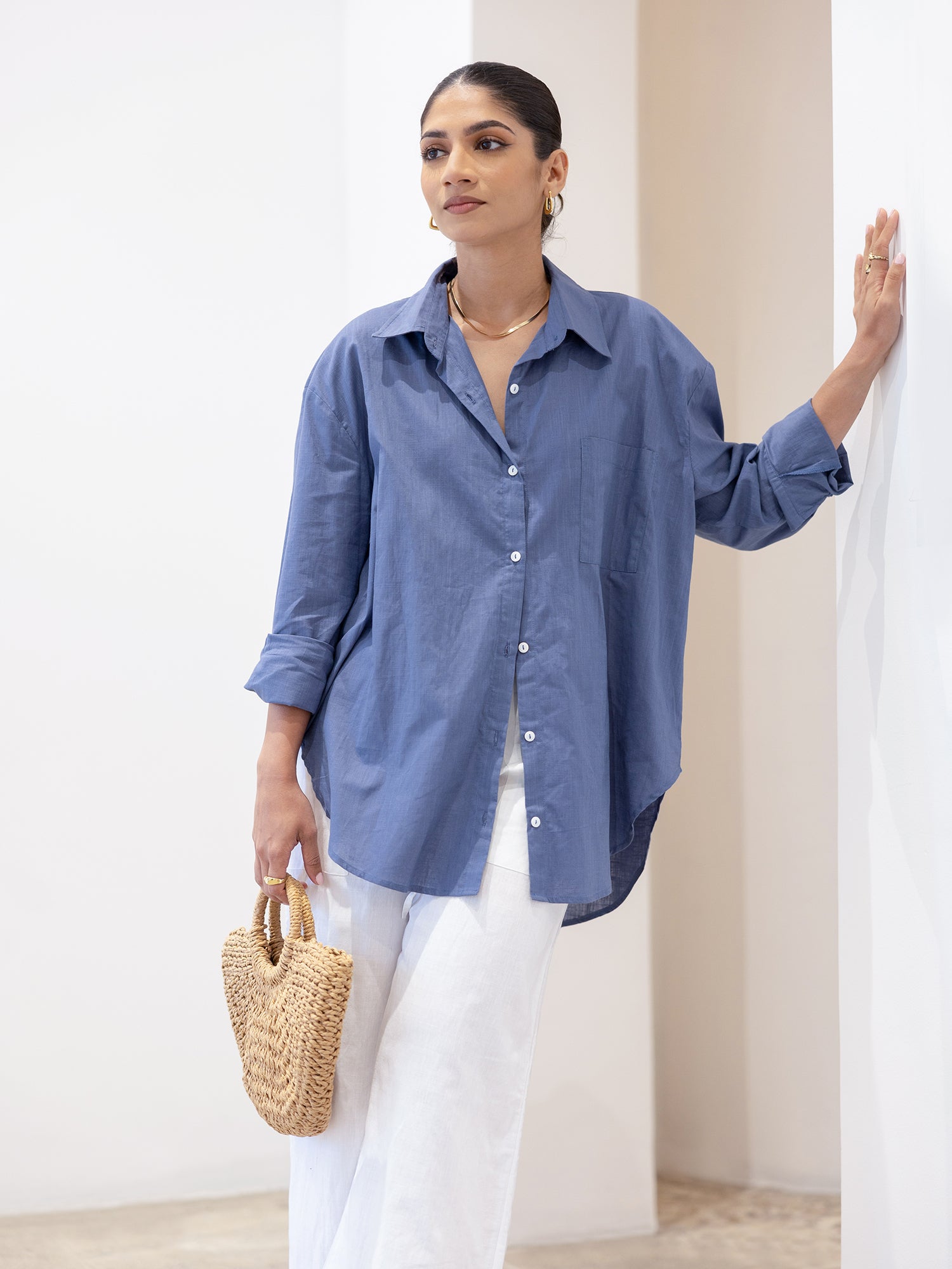 Button Down Oversized Shirt