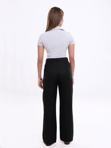 Chole Collar Detailed Short Sleeved Top