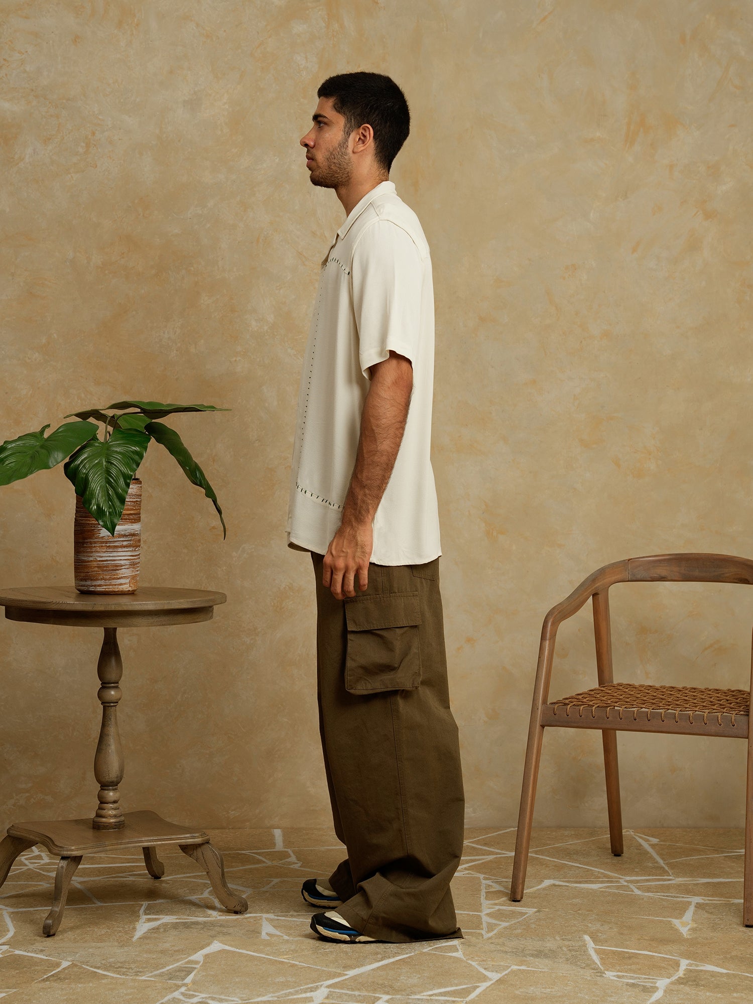 Embroidery detailed shirt