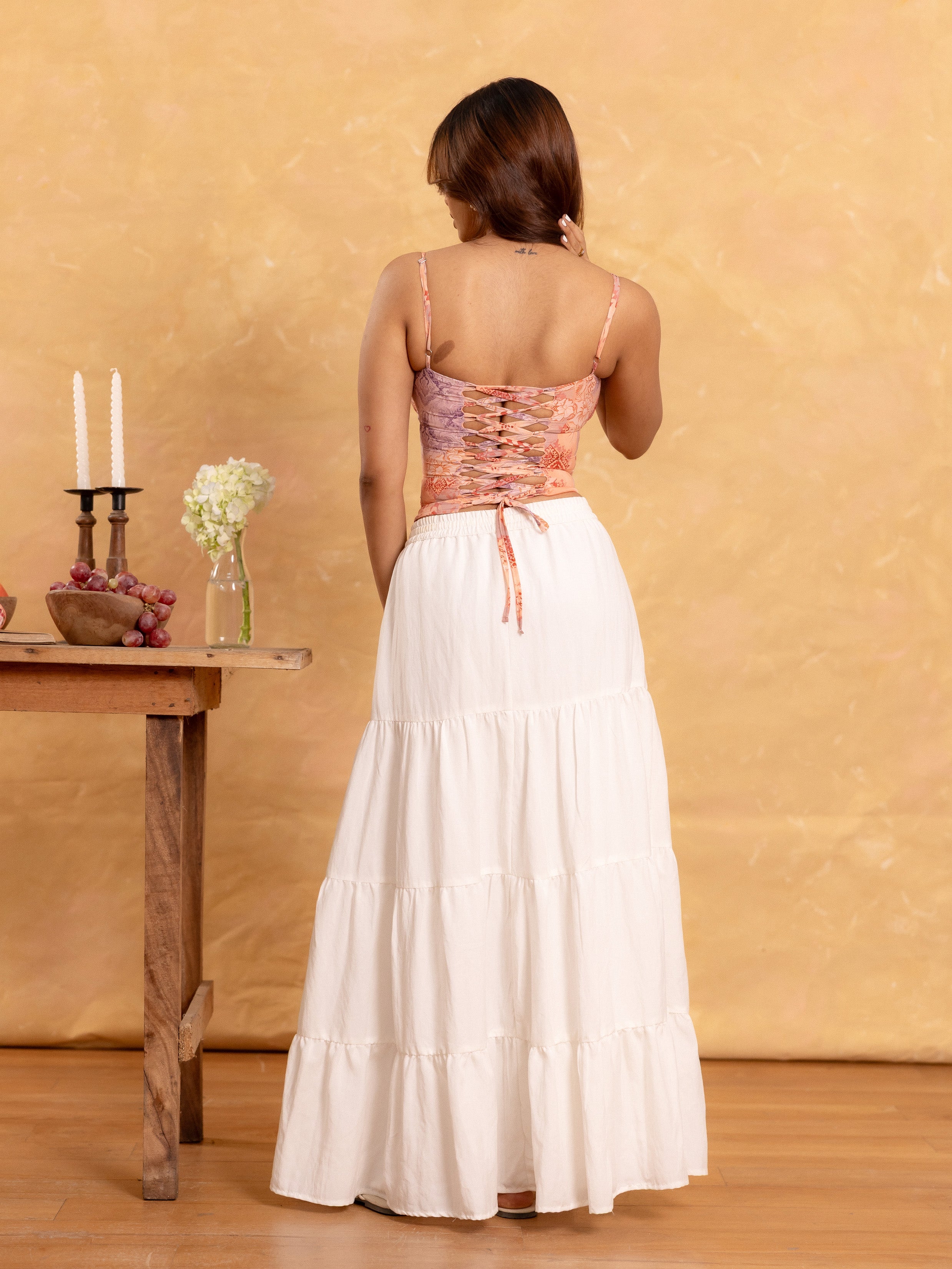 Tiered Maxi Skirt