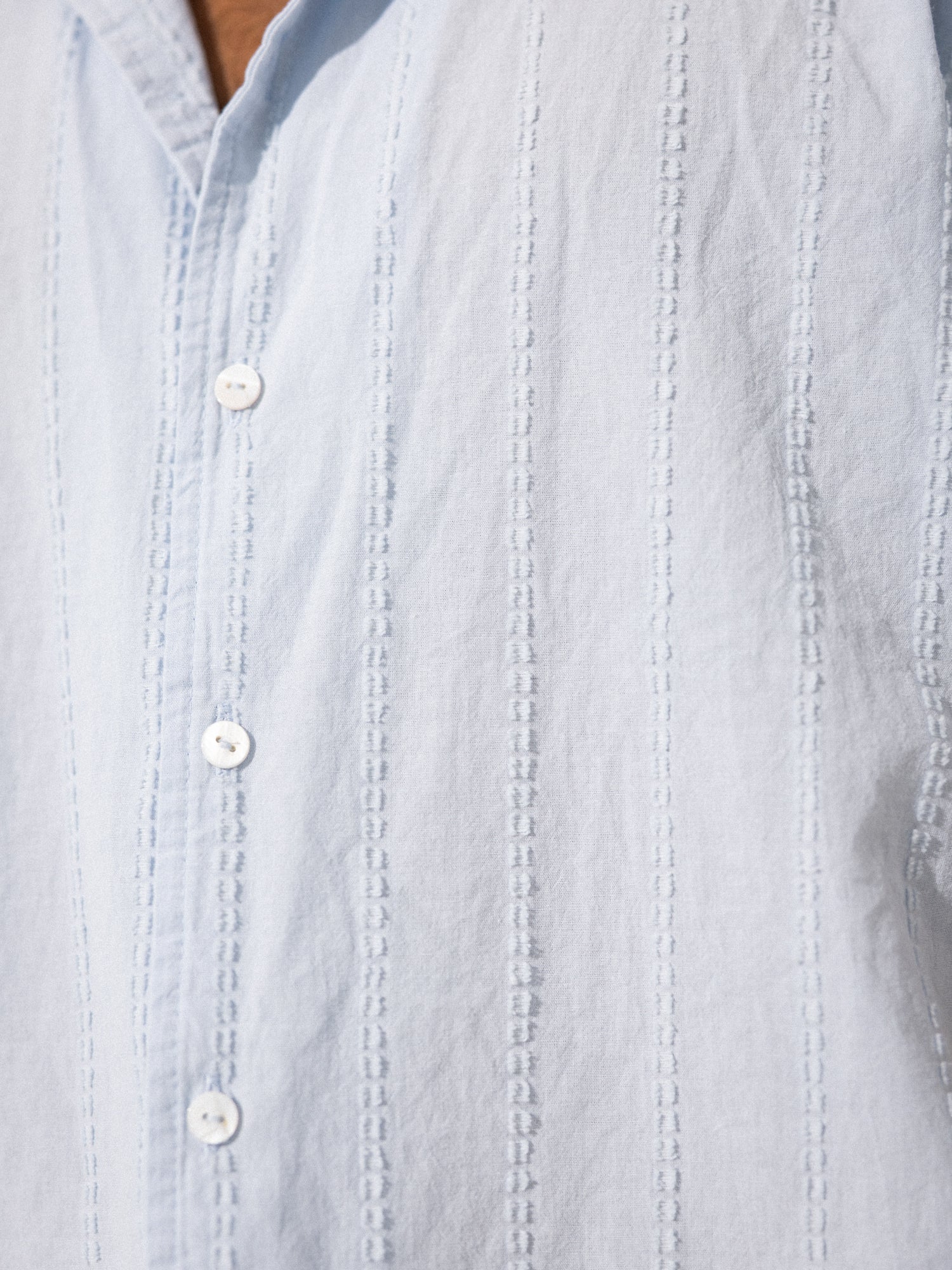 Oversized camp collar shirt