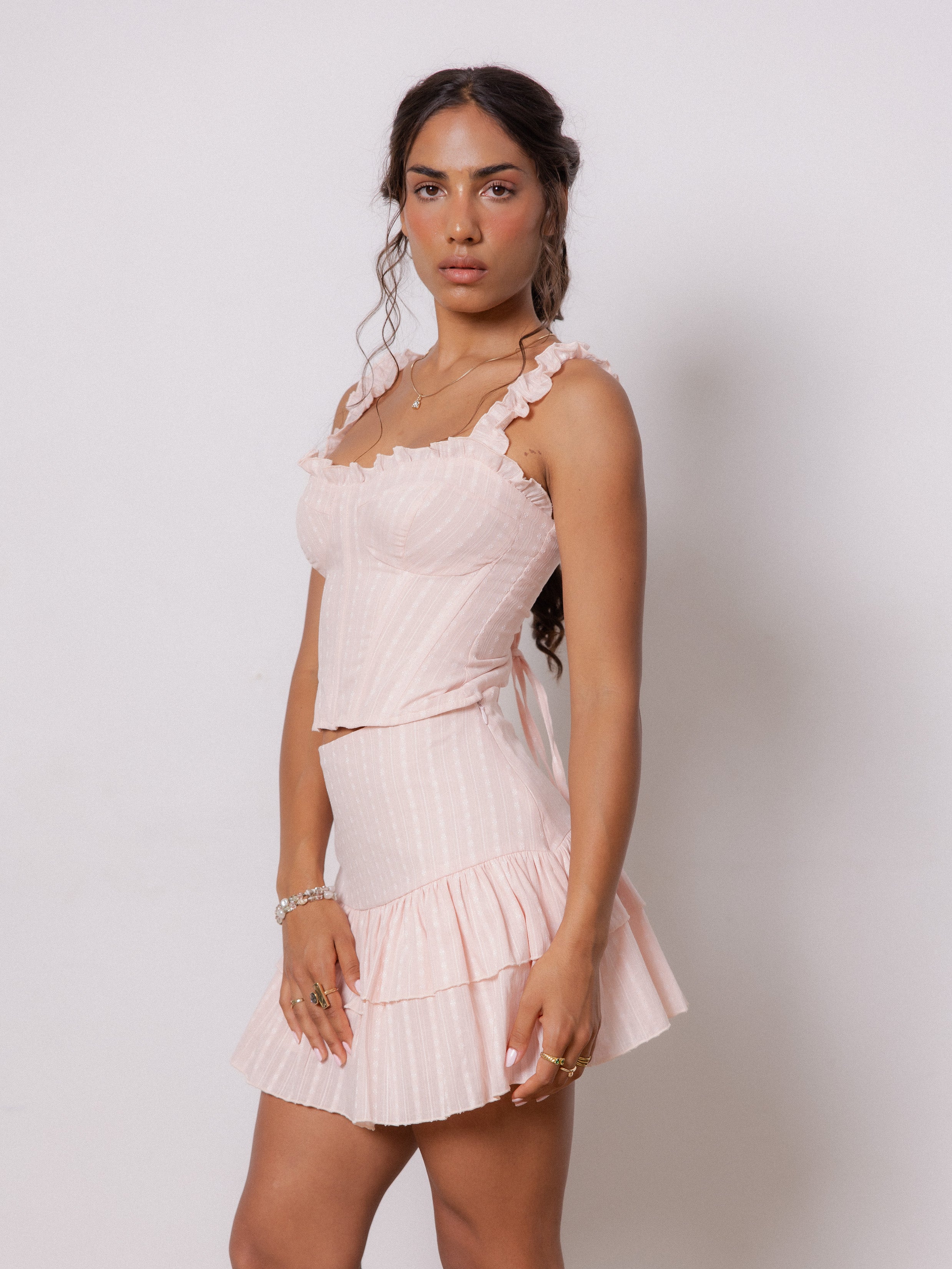Frill Detailed Mini Skirt
