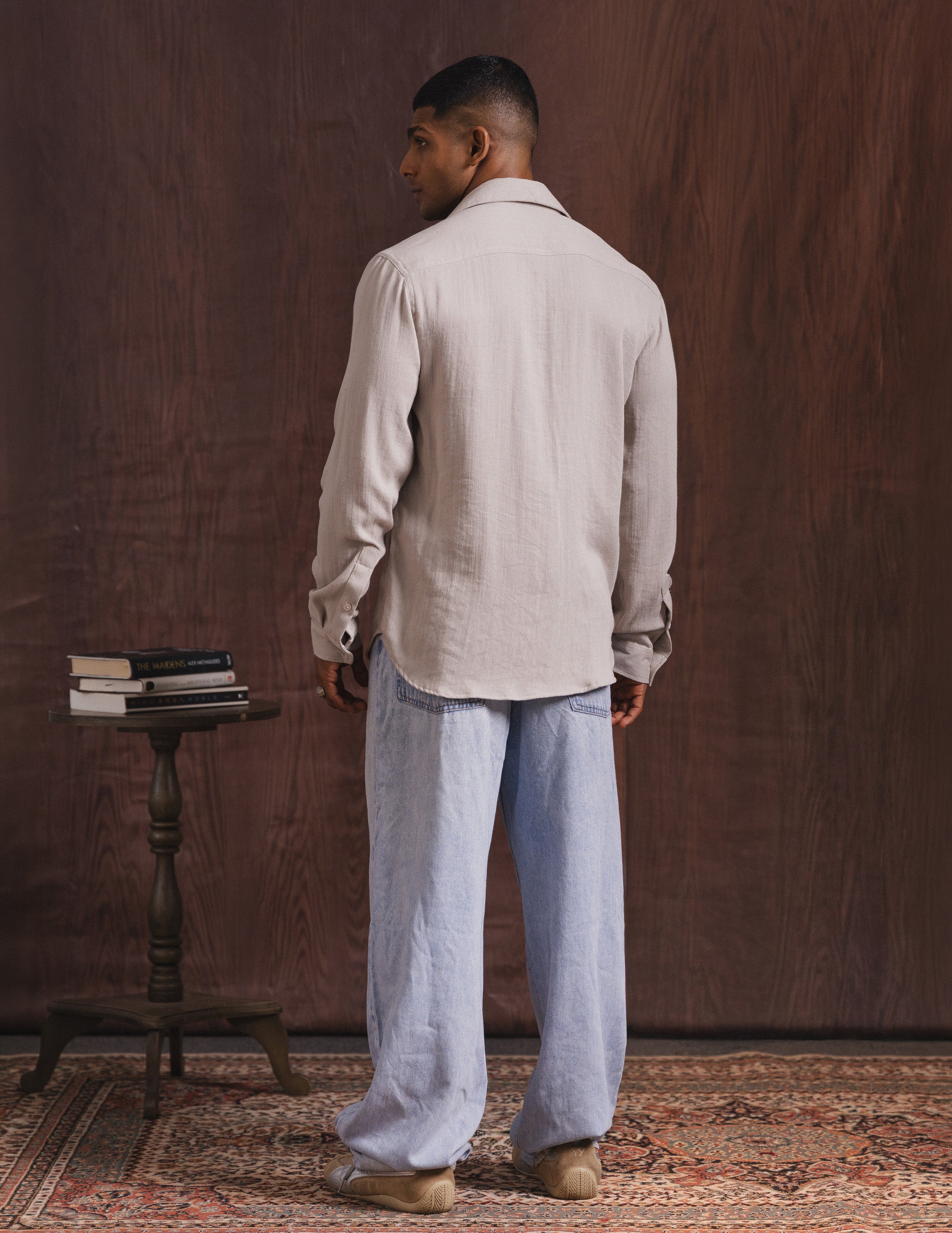 Regular fit long sleeve shirt