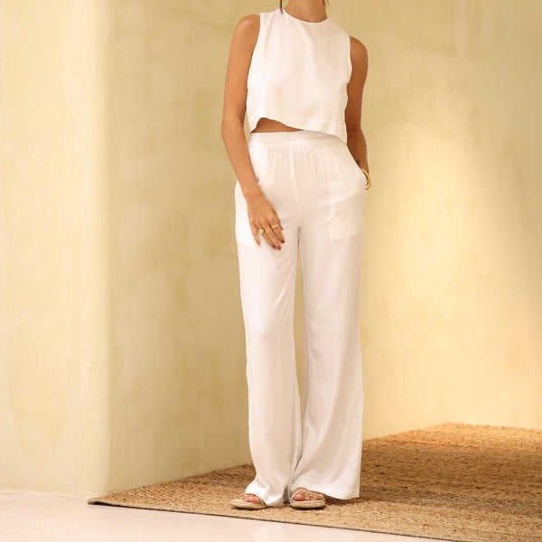 High Waist Elasticated Pant