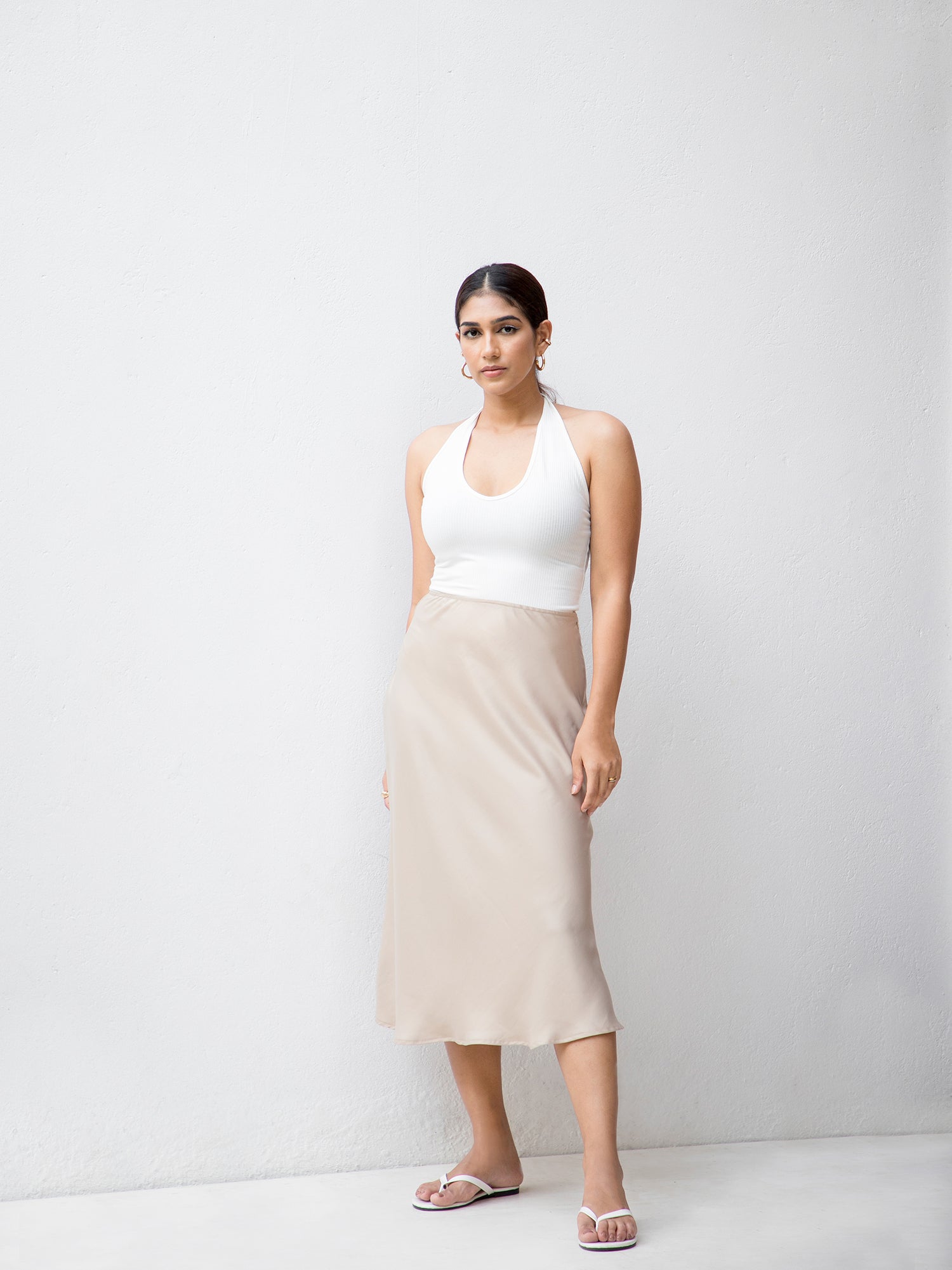 Halter Neck Rib Bodysuit