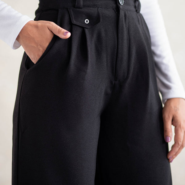 High Waist Wide Leg Trouser