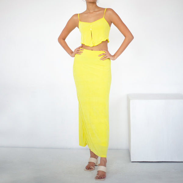 High Waist  Maxi Skirt