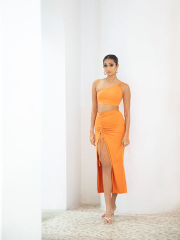 One Shoulder Crop Top