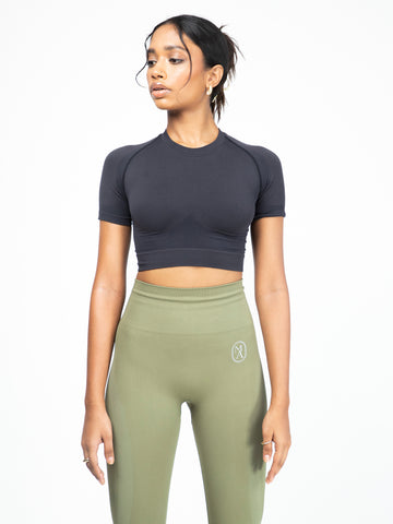 Cara Seamless Crop T-Shirt