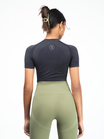 Cara Seamless Crop T-Shirt
