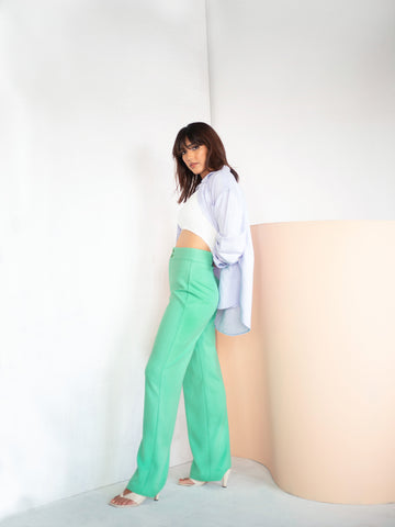 High Waist Straight Leg Pant