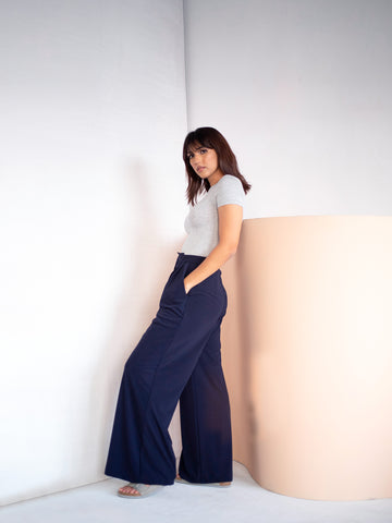 Wide Leg High Waist Pant