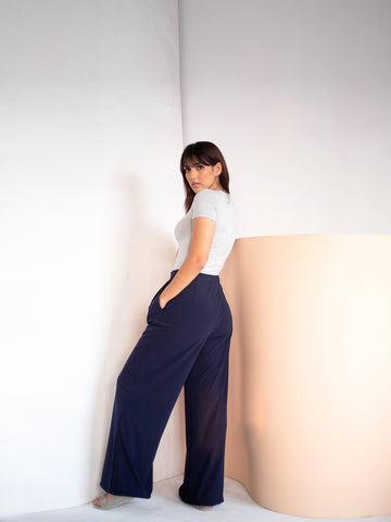 Wide Leg High Waist Pant