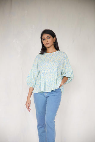 Peplem Round Neck Top