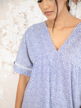Relax Fit Tiered Mini Dress