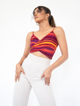 Mock Wrap Top