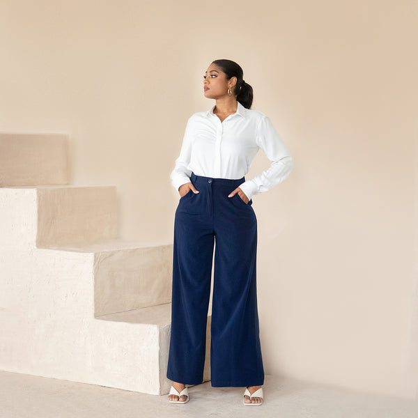 High Waist Straight Leg Pant