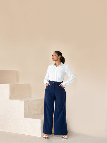 High Waist Straight Leg Pant