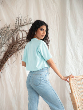 Over Sized Crop T-Shirt